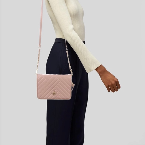 Tory Burch Quilted Leather Flap Bag - Picture 2 of 3